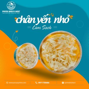 chân yến tinh chế sạch nguyên chất 50gram