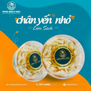 chân yến tinh chế sạch nguyên chất 100gr